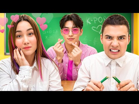 Видео: Новенький в Школе Pro ! Света Кемер влюбилась в K-POP Idol ?