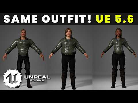 Видео: НОВЫЙ Unreal Engine 5.6 ЛЕГКОЕ ИЗМЕНЕНИЕ РАЗМЕРА ОДЕЖДЫ МЕТАЧЕЛОВЕКА!
