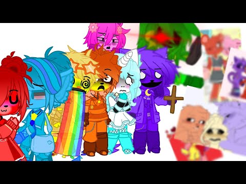 Видео: Reaction of smiling critters to ships/MY AY/Not canon/#поппиплейтайм#smilingcritters #хочуврек