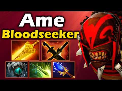 Видео: Аме на Новом Блудсикере Стабильный Керри - Ame Bloodseeker 7.37 ДОТА 2