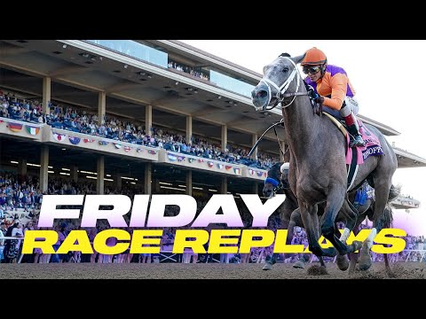 Видео: Повторы забегов | Breeders' Cup 2025, день 1: все забеги G1 с участием Теда Ноффи и Балантины