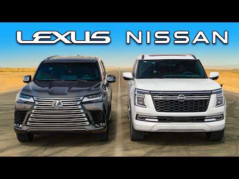 Видео: Кто победит в заезде: новый Nissan Patrol или же новый Lexus LX?