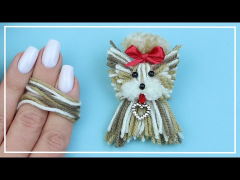 Видео: Новая Милая Маленькая Собачка из пряжи - Теперь самая Любимая! Подробная инструкция как делать - DIY