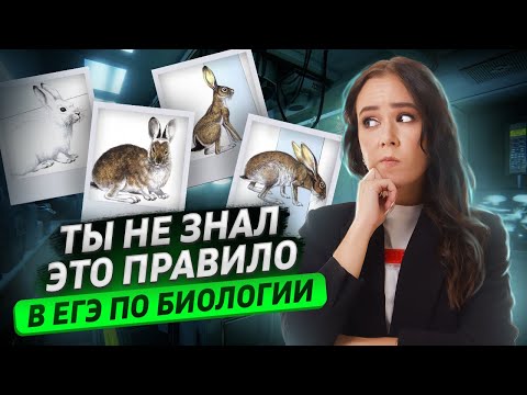 Видео: Правила в ЕГЭ, которые не знают 90% сдающих | Биология ЕГЭ