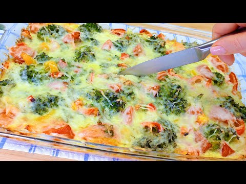 Видео: Я никогда не ела такой вкусной брокколи с цветной капустой! Изумительный рецепт запеканки.