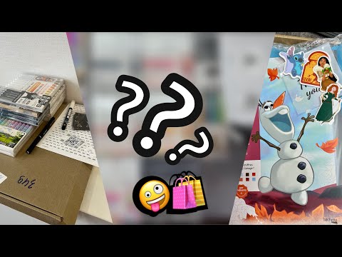 Видео: Покупка арт материалов | Новая раскраска ашет 🦄💜❄️