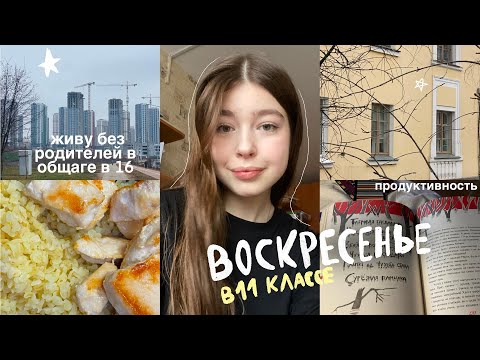 Видео: мой выходной в 11 классе, наполненным временем наедине с собой и подготовкой к экзаменам