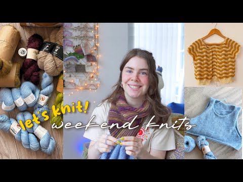 Видео: Вязание в течение длинных выходных✨ Сколько я смогу успеть сделать?