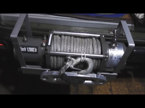 Видео: ДЕЛАЕМ БЫСТРО СЪЕМНЫЙ КРОНШТЕЙН ПОД ЛЕБЕДКУ УАЗ БУХАНКА