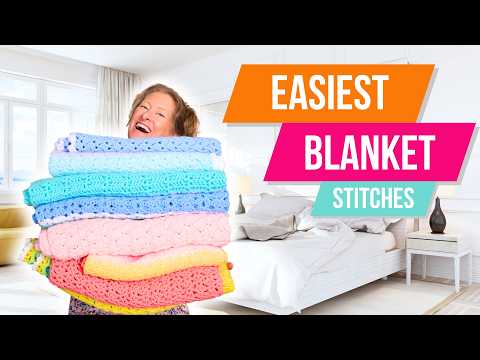 Видео: Лучшие узоры для вязания крючком детских одеял — даже для новичков — S08 E03