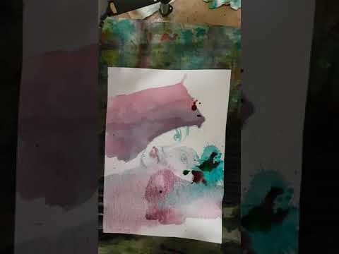 Видео: Урок 39 Портрет върху цветна подложка 4