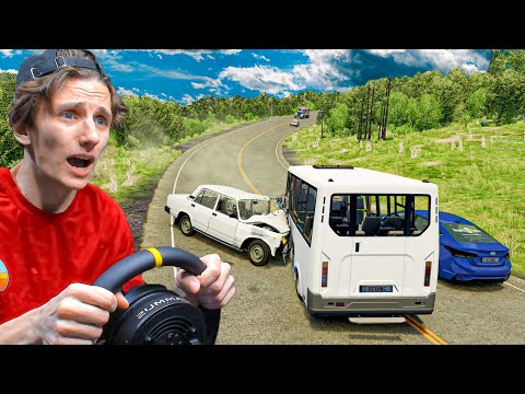 Видео: СПУСК С ГОРЫ БЕЗ ТОРМОЗОВ В БИМКЕ ! | BeamNG.drive