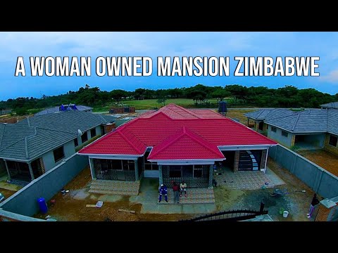 Видео: Большой дом, принадлежащий зимбабвийке, проживающей в США, расписывается Королевскими художниками.