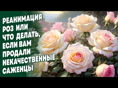 Видео: Реанимация роз, или Что делать, если Вам продали некачественные саженцы роз?
