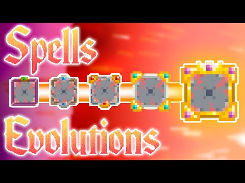 Видео: Ноита с модом на эволюцию заклинаний! - Noita Spells Evolutions
