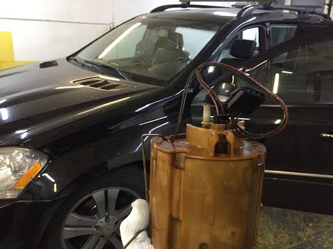 Видео: Как снять бензонасос GL 450