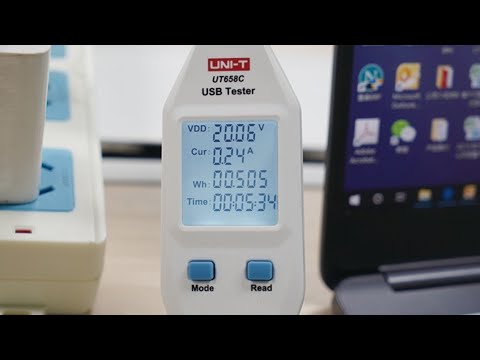 Видео: UNI-T USB тестер UT658Dual