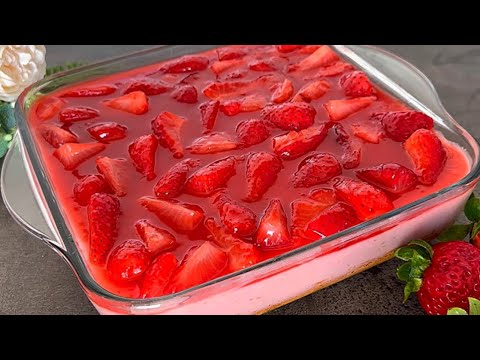 Видео: Холодный клубничный торт 🍓! БЕЗ МЕРЫ! БЕЗ желатина, БЕЗ сливок! Идеальный рецепт, который стоит попр