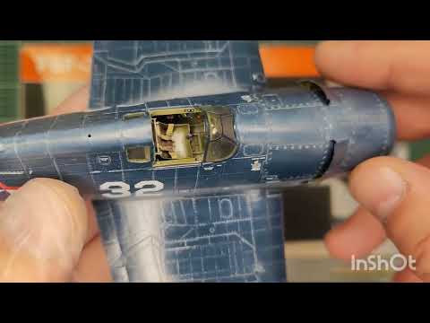 Видео: №272 Hellcat F6F3 1/48 Eduard стройка, окраска