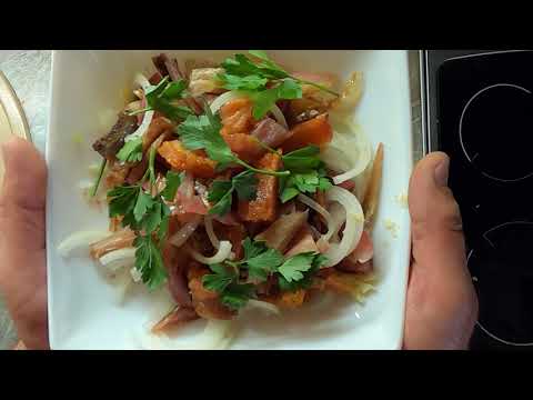 Видео: Закуска из вяленой рыбы.