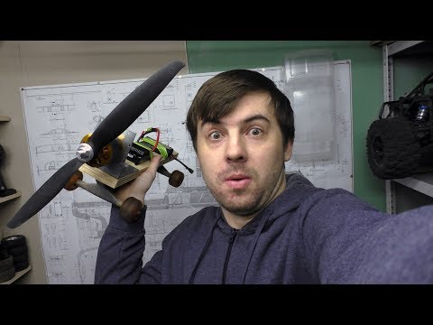 Видео: Огромный мотор! 9кг тяги!!!