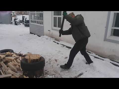 Видео: Самый мощный в мире колун.