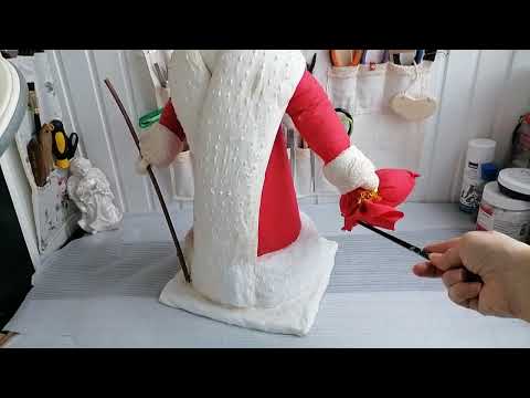 Видео: Реставрация Деда Мороза СССР Как и чем  почистить