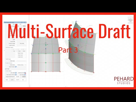 Видео: Теория. Урок 9.3 Multi-Surface Draft| Draft Vector options | Modify Range | Alias Surface