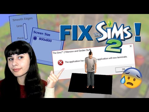 Видео: Как исправить ошибки в The Sims 2 на Windows 10 (разрешение, сглаживание краев, тени и сбои) (осн...