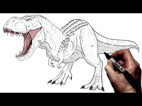 Видео: Как нарисовать Ви-Рекса | Пошаговое руководство | Monterverse
