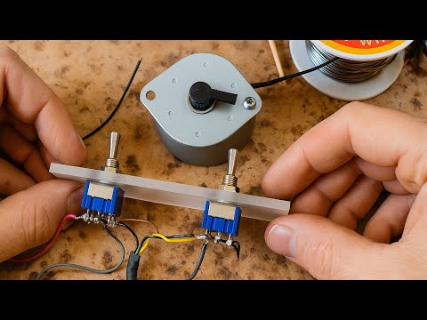 Видео: Мануальный ДРАЙВЕР шагового ДВИГАТЕЛЯ на переключателях