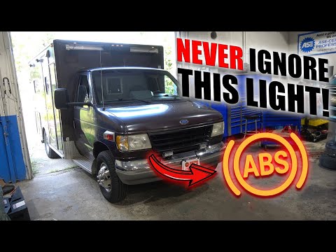 Видео: Ford E350 — индикатор ABS продолжает гореть, и двигатель глохнет во время движения