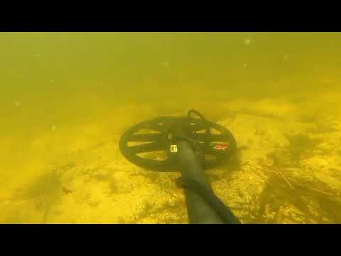 Видео: Удачный подводный поиск с металлоискателем. 