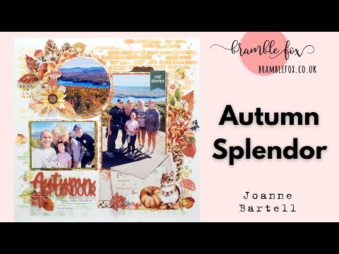 Видео: Осеннее великолепие — макет альбома «Ежевичная лиса»