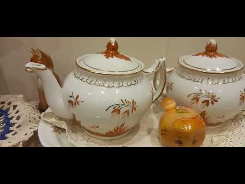 Видео: Фарфор СССР,  ручная роспись и немного  поговорим.