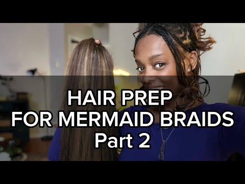 Видео: Как подготовить волосы к плетению косы «русалка». Часть 2