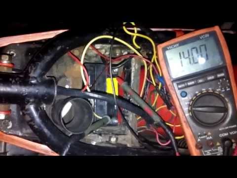 Видео: Установка 12в генератора на 634 двигатель Явы.часть 2