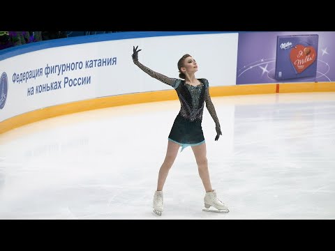 Видео: Daria Usacheva - 1TV Trophy 2021 - FS / Дарья Усачева - Кубок Первого 2021 - ПП - 07.02.2021