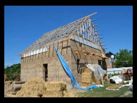 Видео: саманный дом 2 . легкий саман