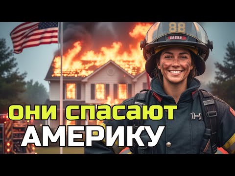 Видео: ЖЕНЩИНЫ ТОЖЕ ТУШАТ. АМЕРИКАНСКИЕ ПОЖАРНЫЕ