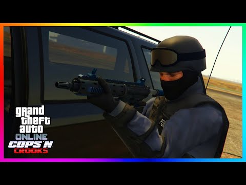Видео: НОВОЕ ПОЛИЦЕЙСКОЕ ОРУЖИЕ В GTA 5, полицейское оружие, МИССИИ, костюмы, машины, дополнение COPS N ...