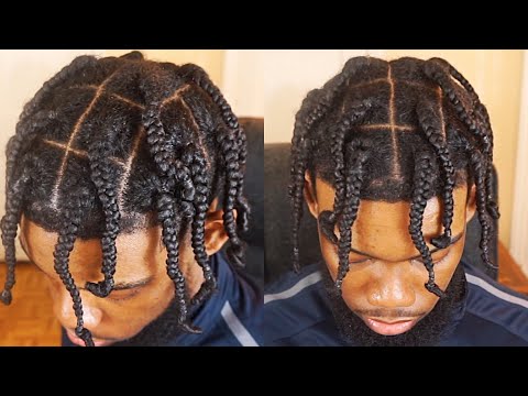 Видео: Урок по плетению мужских косичек! (Для коротких, средних и длинных волос)