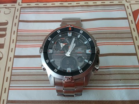 Видео: Casio Edifice EMA 100D-1A1VDF (русский язык)