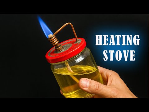 Видео: Как сделать мини-печку. Бесплатная энергия для улучшения навыков выживания. Отличная идея.