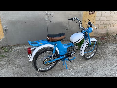 Видео: Мопед из СССР Рига-16 реставрация. Часть 1. Ходовая.