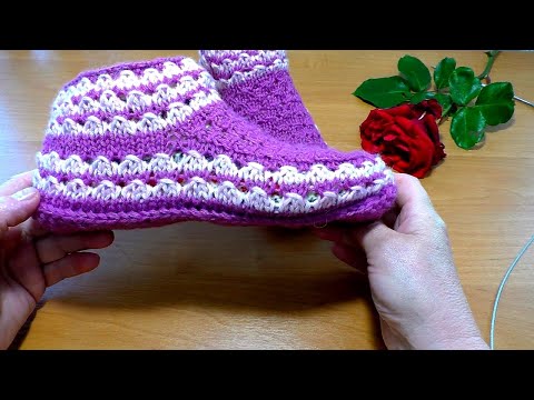 Видео: следочки которые   быстро вяжутся