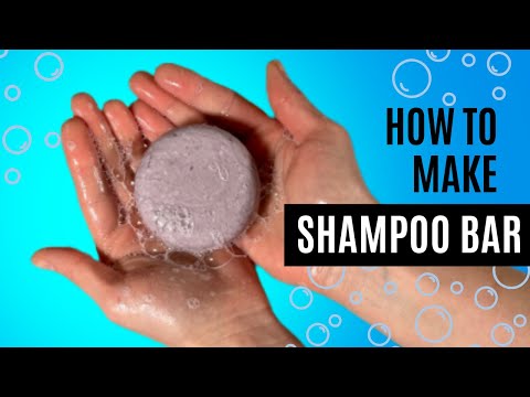 Видео: Как сделать лучший твердый шампунь (синтетический, а не мыльный)