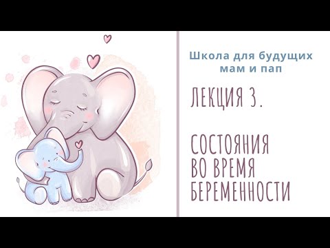 Видео: Лекция 3. Состояние женщины во время беременности