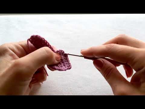 Видео: Убавление петель в конце ряда (видео 15)   Вязание крючком