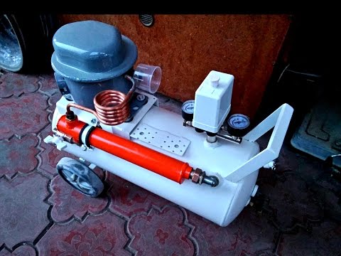 Видео: Компрессор из холодильника бесшумный самодельный ( silent compressor )